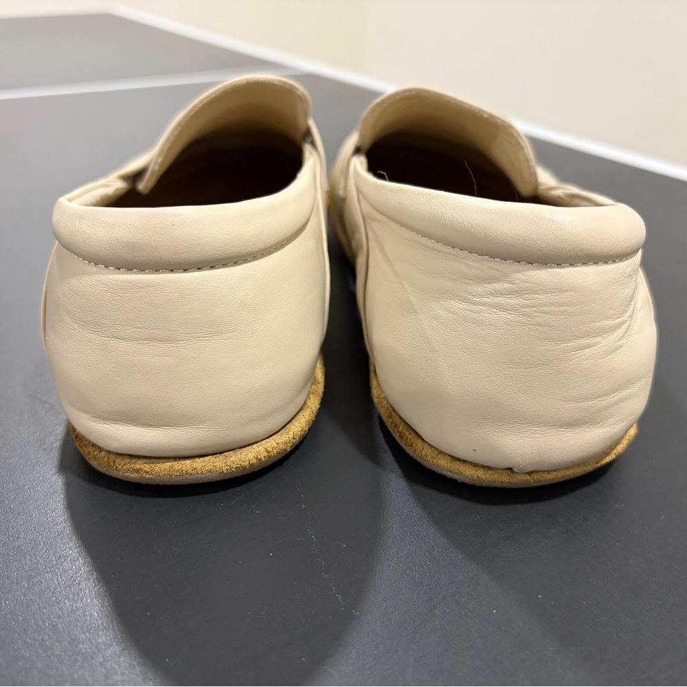 Anya’s Shop Women’s Size 38 Cream Loafers - Picture 3 of 6